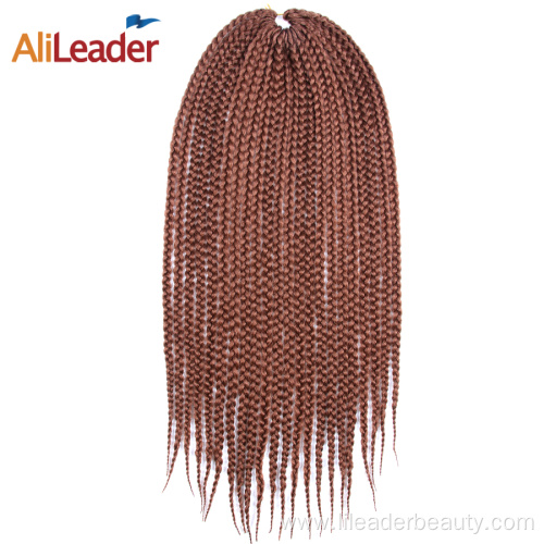 Colors 12-30inch Synthetic Box Braid Crochet Hair Extension